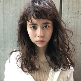 HAIR SALON Mのラフウェーブスタイル