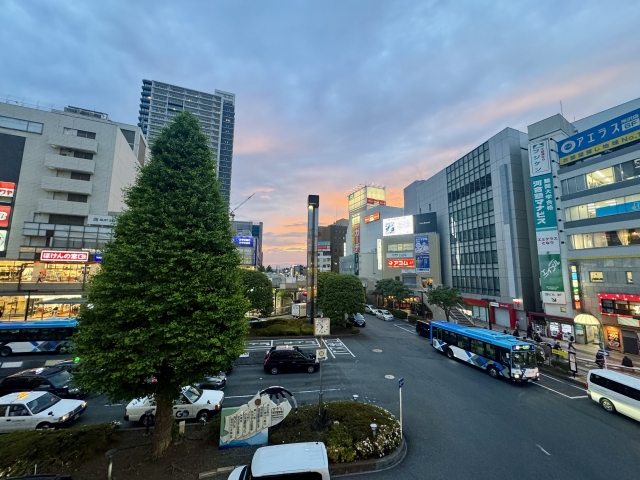 所沢の街の風景写真