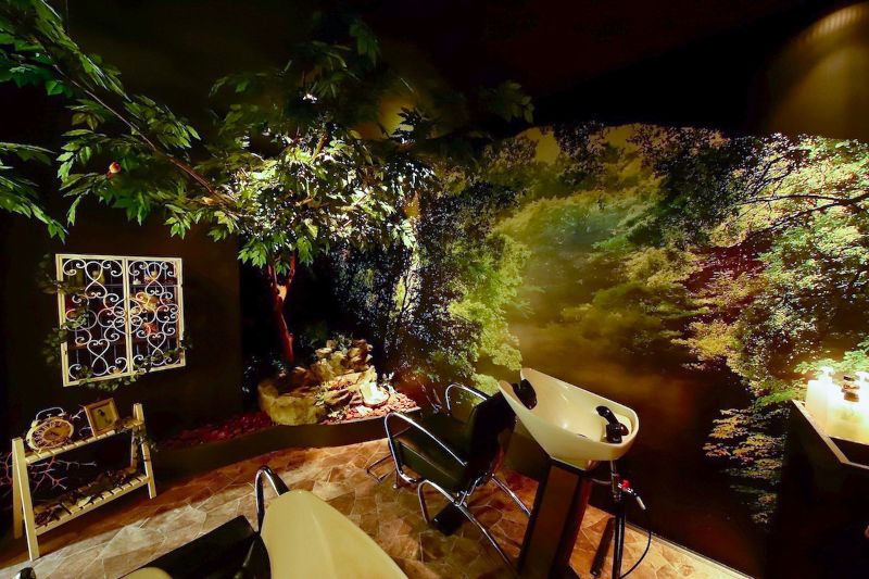 ko.mo.re.bi（コモレビ）のこだわりのシャンプーブースの写真