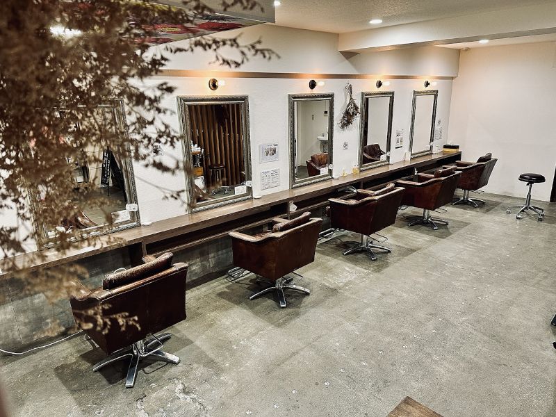 Hair lab.Shiroの店内の写真