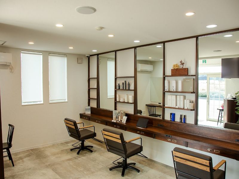 moA hair designの店内の写真