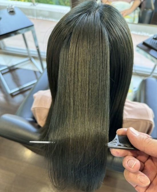hair salon ageの縮毛矯正
