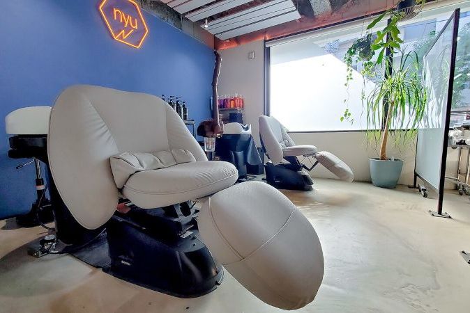 nyu＋Z SALONのシャンプースペース