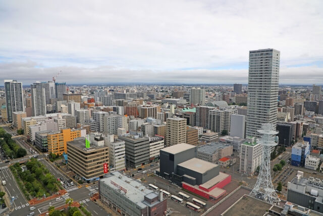 都心へもアクセスしやすい人気エリア円山の風景