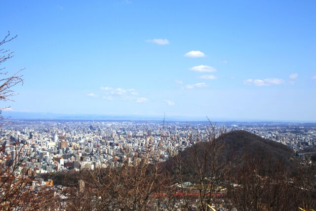 自然に囲まれながら都心へもアクセスしやすい円山エリアの風景