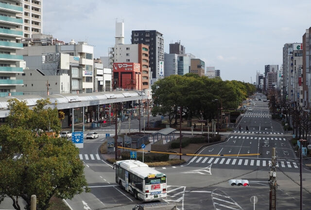 四日市駅周辺の風景写真